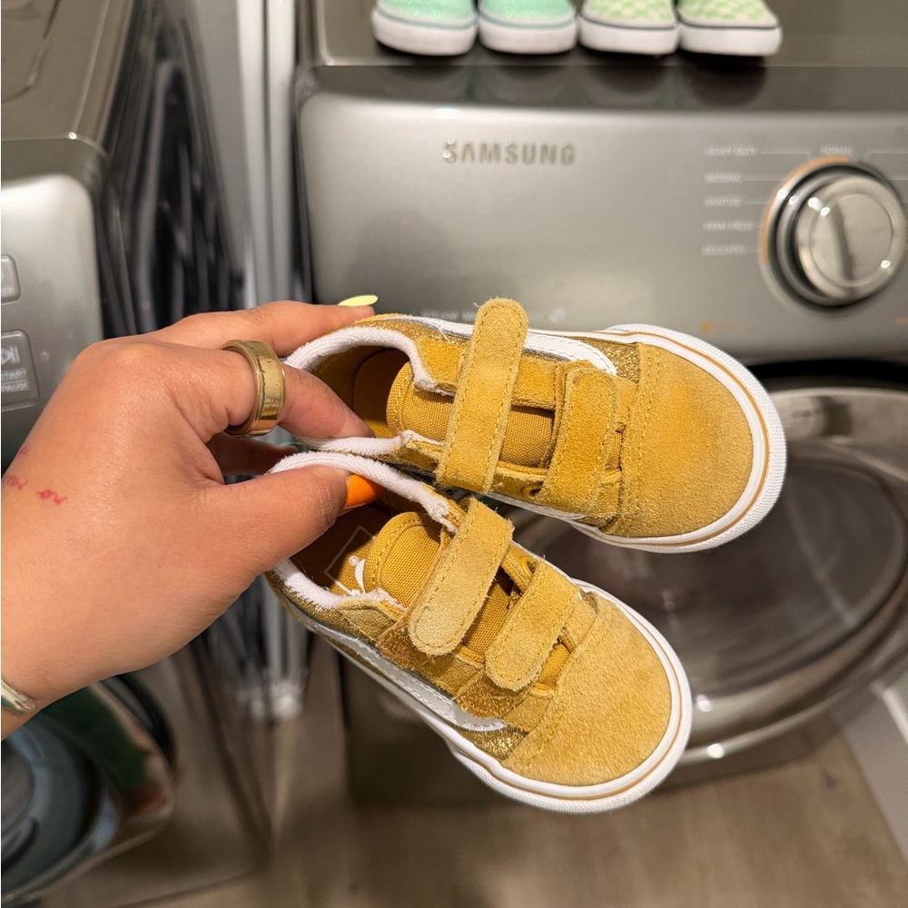 Vans Yellow Kids Sneakers